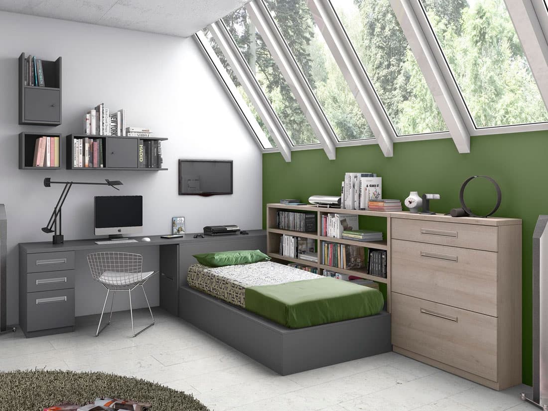 Comprar muebles de dormitorio con estudio en Ponteceso